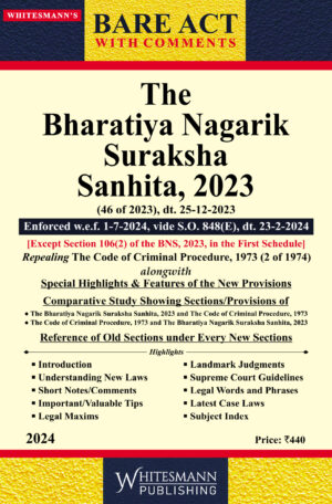 The Bharatiya Nagarik Suraksha Sanhita , 2023